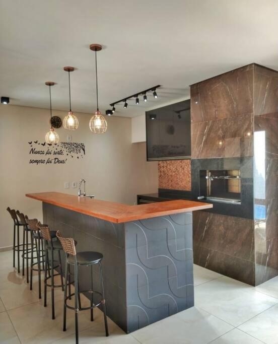 Casa Com Piscina Aquecida E Wi-Fi Villa Itapetininga Luaran gambar